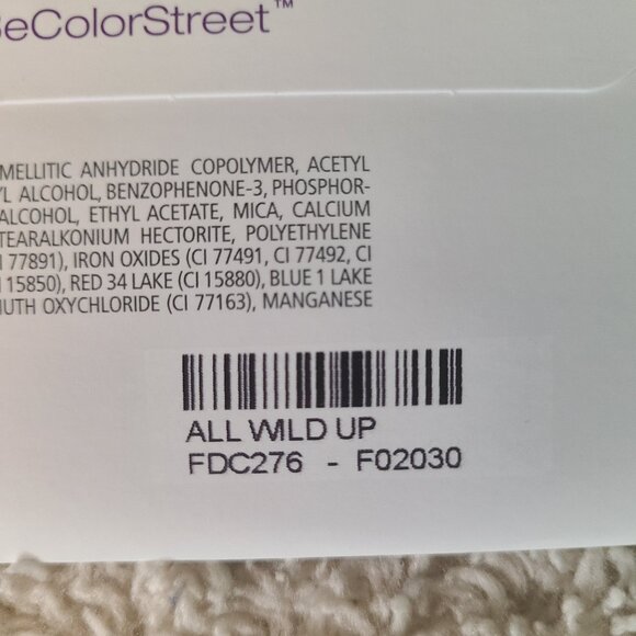 Color Street All Wild Up 100% Real Nail Polish Strips - Picture 4 of 4